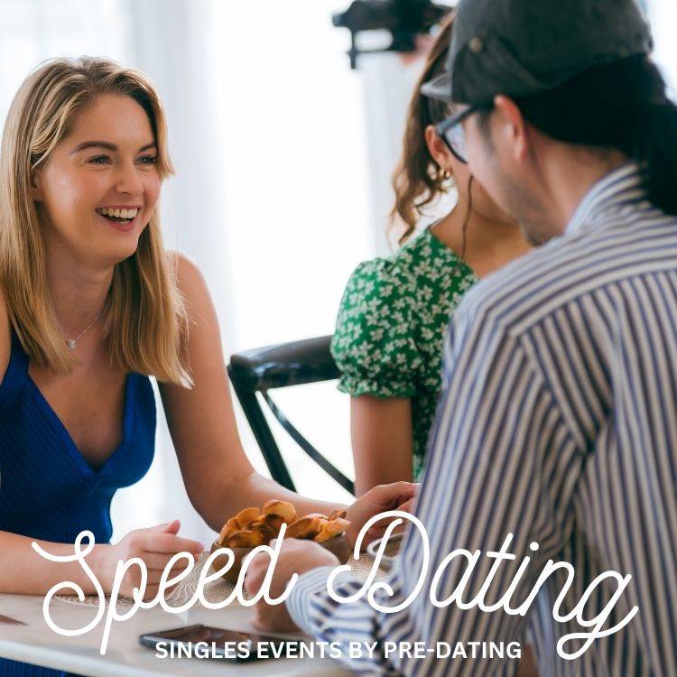San Jose attendees of Speed Dating in California enjoying the event!